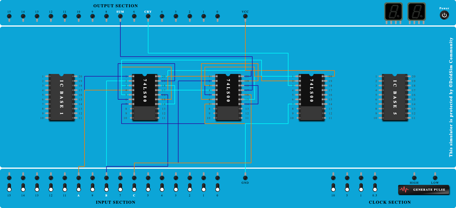 Full Adder Using NAND Gates