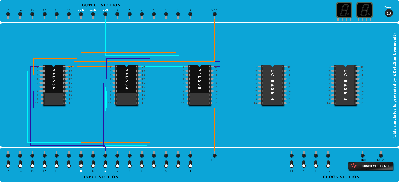 One Bit Comparator