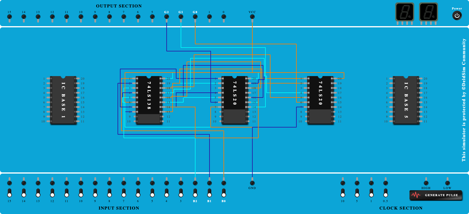Design & Implement 3-bit Binary to Gray code converter using IC- 74LS138.