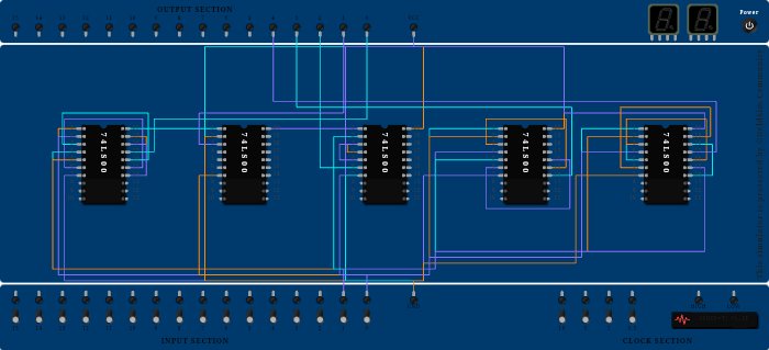 NOR NOT AND OR XOR USING NAND