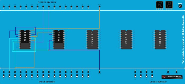 Half Subtractor Using NAND