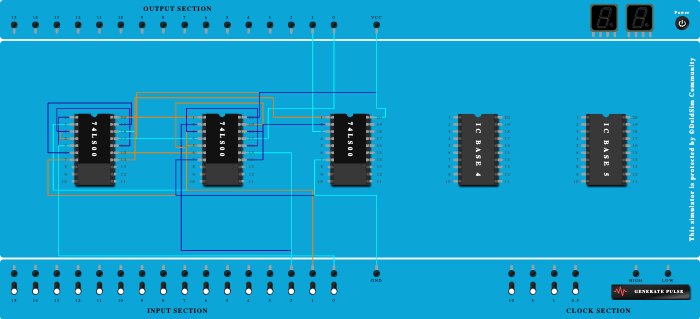 FULL SUBTRACTOR - Using NAND Gate 