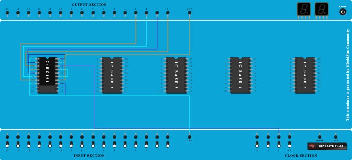 RIPPLE DOWN COUNETR USING ICHC191