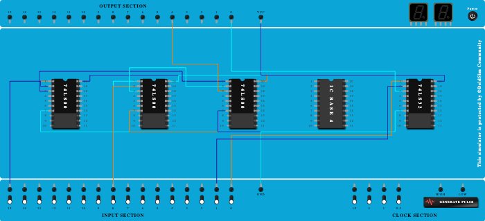 Or gate using Nand Gates