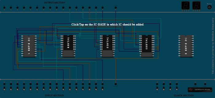 4bit ADDER using IC 7483 - Copy