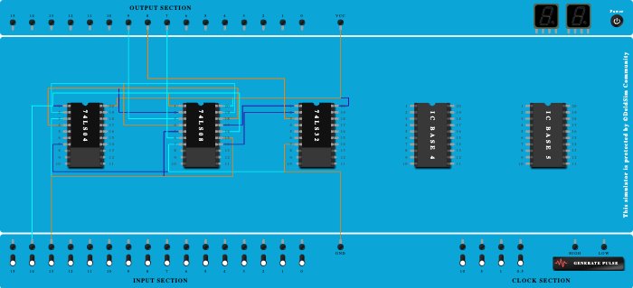 1 bit comparator