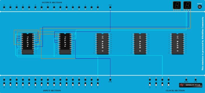 3-bit-asynchronus-down-counter