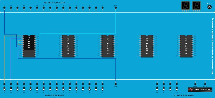 AND gate using NAND