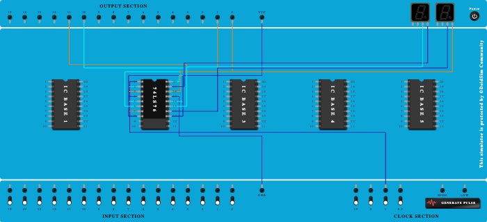 2 bit Asynchronous Up / Down Counter Part 2