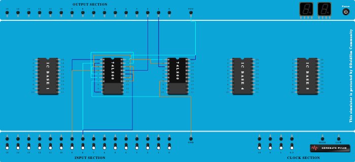 half adder NAND only