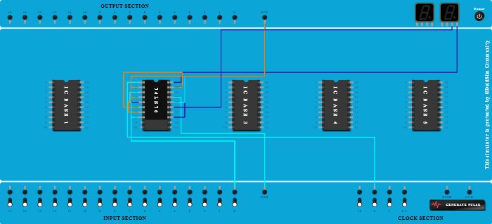 2 bit asynchronous up counter