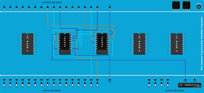 3 - Bit Up and Down Counter (MOD 8)