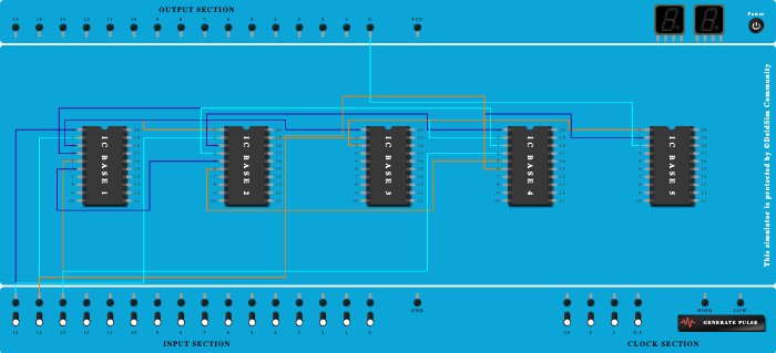 Full Subtractor ( nand gates final )