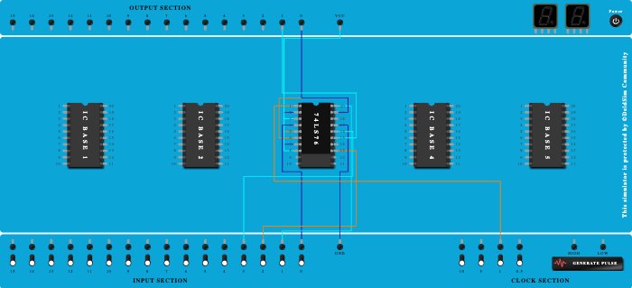 2 bit ripple counter