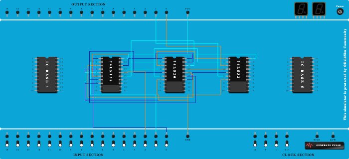 5.Full Substractor using IC74138