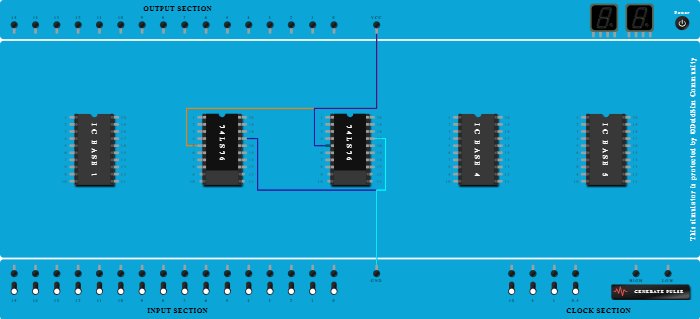 3 bit Aynchronous Down Counter