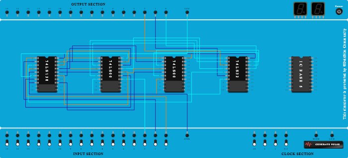 3-bit BCD to excess -3 code converter