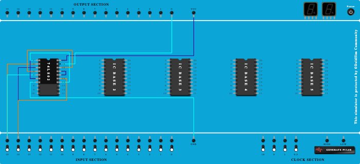 Implementation of EX-NOR Gate using NOR gate