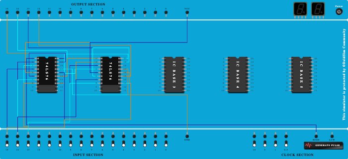 Asynchronous UP counter