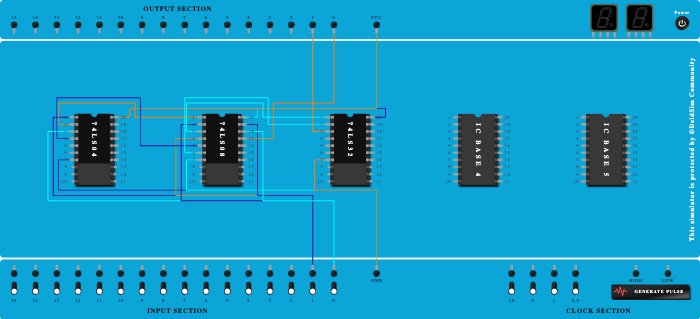 half adder using basic gates