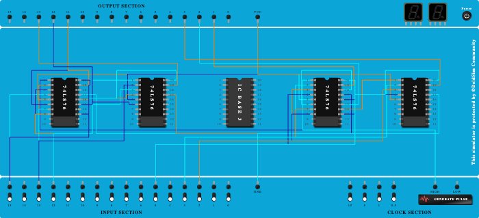 3 bit synchronous up and down counter