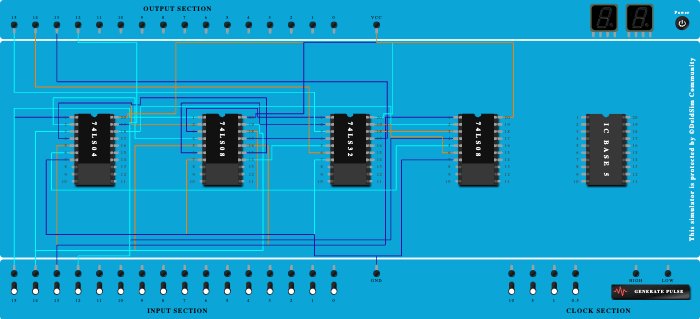 bcd to gray code conveter