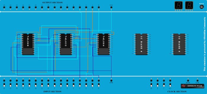 4 bit bcd to ex 3