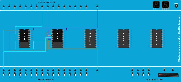 Half Subtractor(Nor)