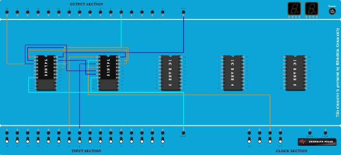 JK Flip Flop using 3 input NAND Gate  - Copy - Copy
