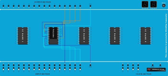GRAY TO BINARY CODE CIRCUIT