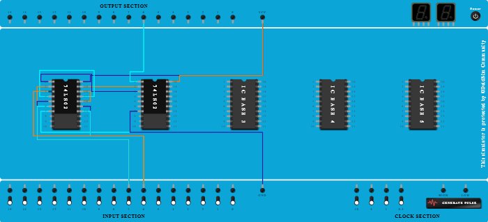 XOR Gate using NOR Gate