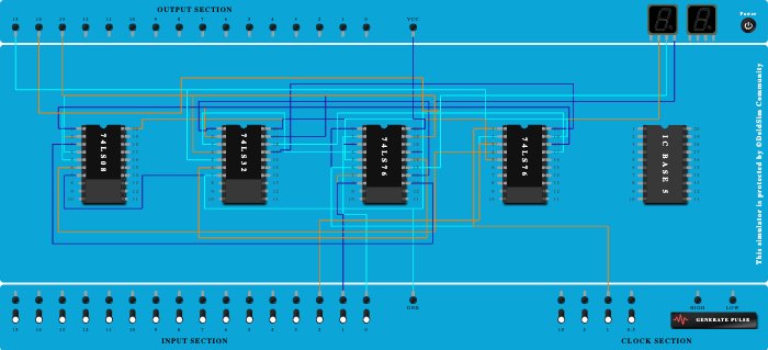 Synchronous up counter mod 6