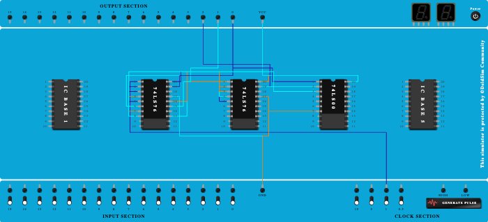 Asynchronous Up Counter
