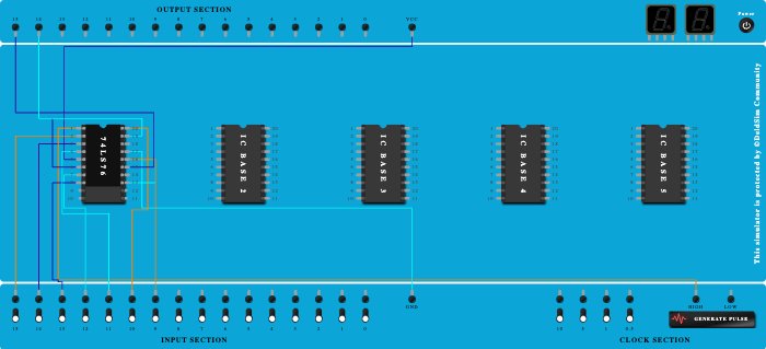 2 bit asynchronous counter