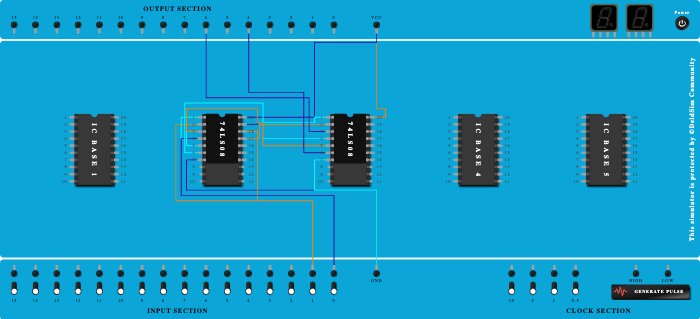 half adder using basic gates