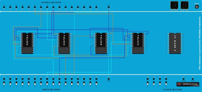 bcd to excess 3 code converter