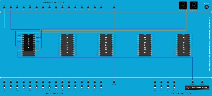 2 bit async  down counter  - Copy