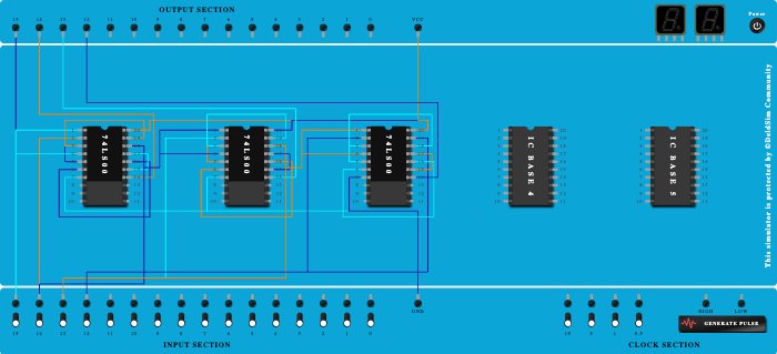 Binary to Gray Using NAND