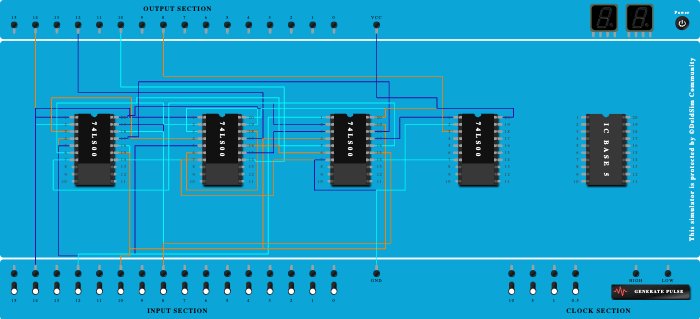 4 bit Binary to Gray code