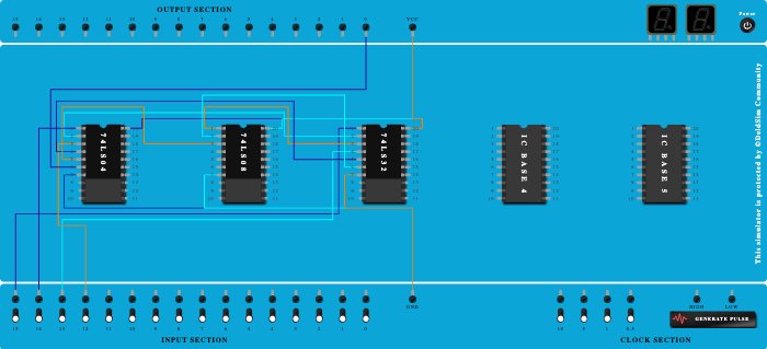 4 bit comparater