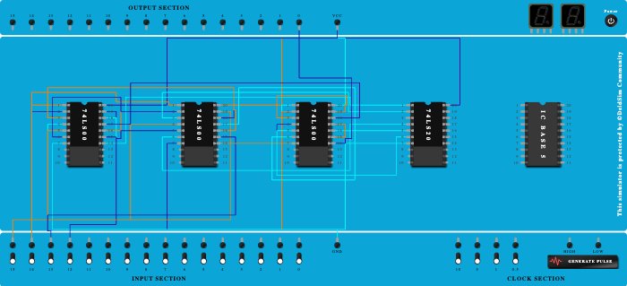 Circuit using NAND gates 1