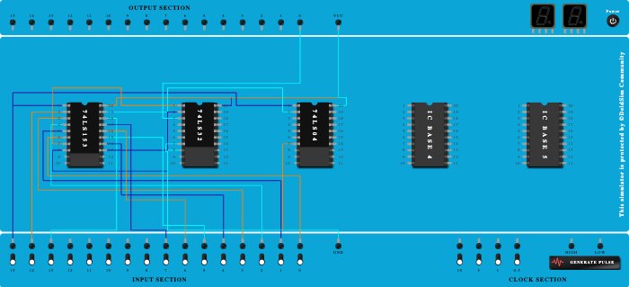 1 3 4 7 USING 2 4:1 MULTIPLEXERS