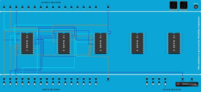 3 bit up/down counter 