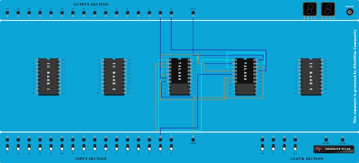 Half Subtractor using NAND gate{Universal Gate}