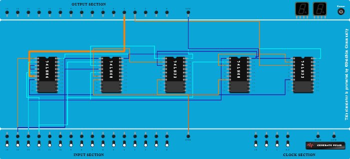 Full Adder using basic gates by Devyani Gurgude | DeldSim - Online ...