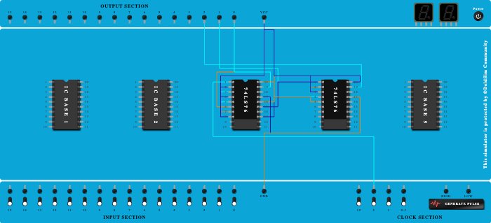 Async Up counter 3 bit