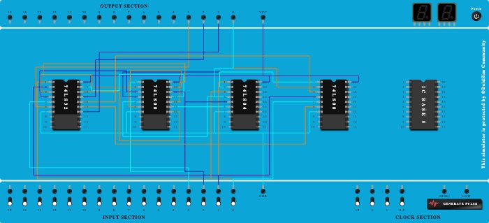 BCD TO EXCESS-3 Code Converter