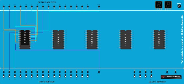 3x8 Decoder Using 3x8 Decoder IC