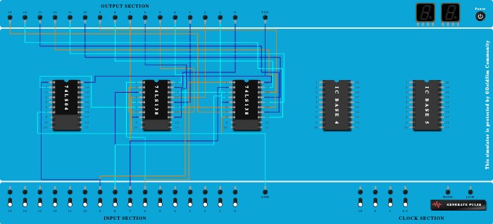 4:16 decoder using 3:8