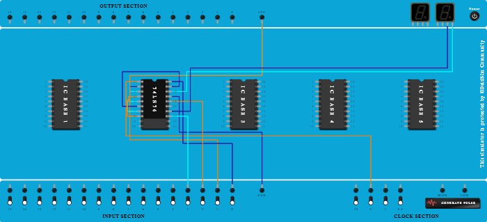 2-bit Asynchronous Down Counter